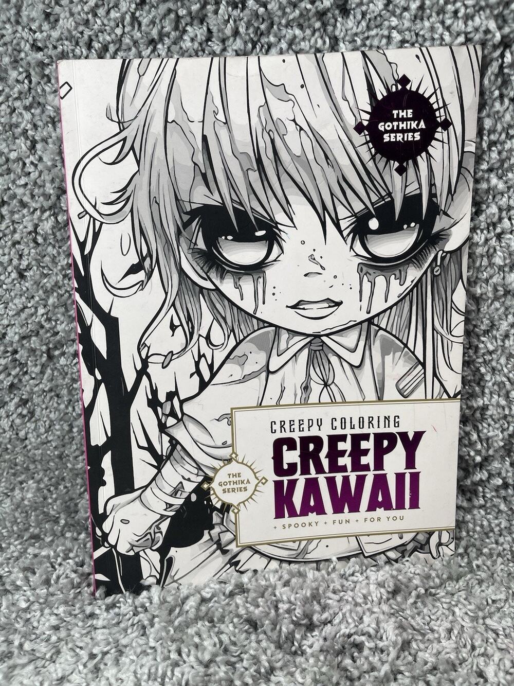 Adult Creepy Coloring Book The Gothika Series Zombie Horror Kawaii Mythic New